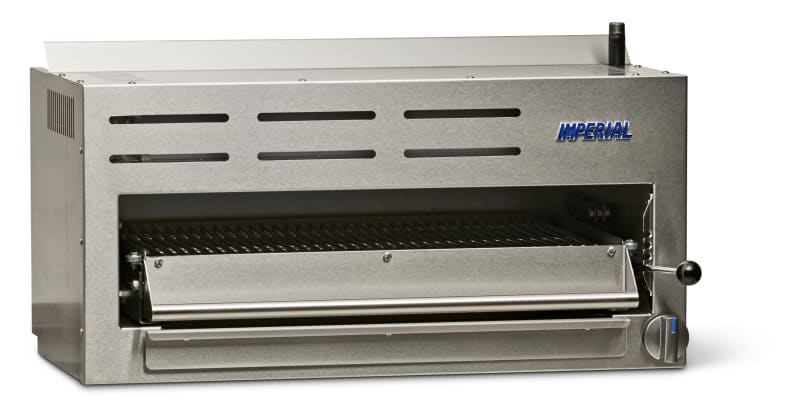Imperial IRSB-36 Pro Series 36" Wide Salamander Broiler - Natural Gas, Stainless Steel