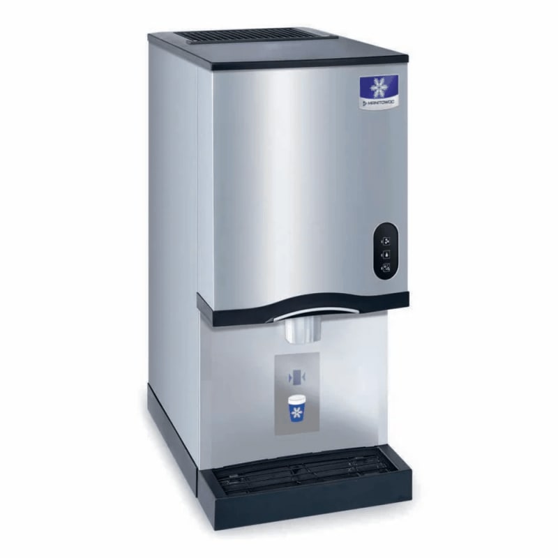 Manitowoc CNF0201A Dual Ice Maker & Water Dispenser 16.25" W Countertop Nugget Style 10Lb Bin Storage