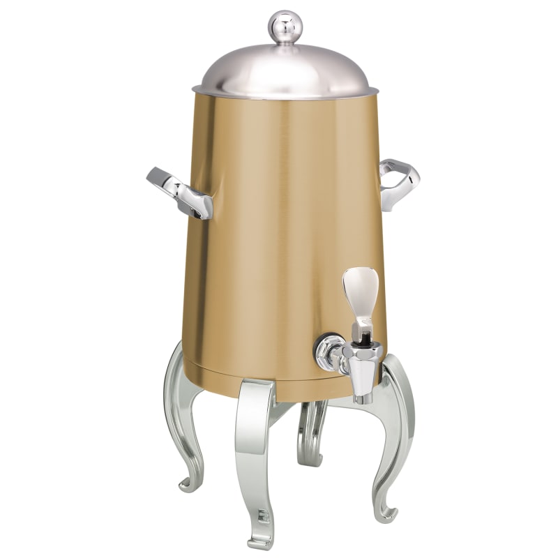 Service Ideas URN15VVGRG Flame Free Thermo-Urn, Stainless Vacuum Insulated Urn, Regal, 1.5 Gallon, Vintage Gold