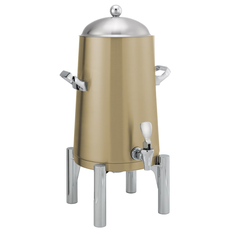 Service Ideas URN30VVGRN Flame Free Thermo-Urn, Stainless Vacuum Insulated Urn, Round, 3 Gallon, Vintage Gold