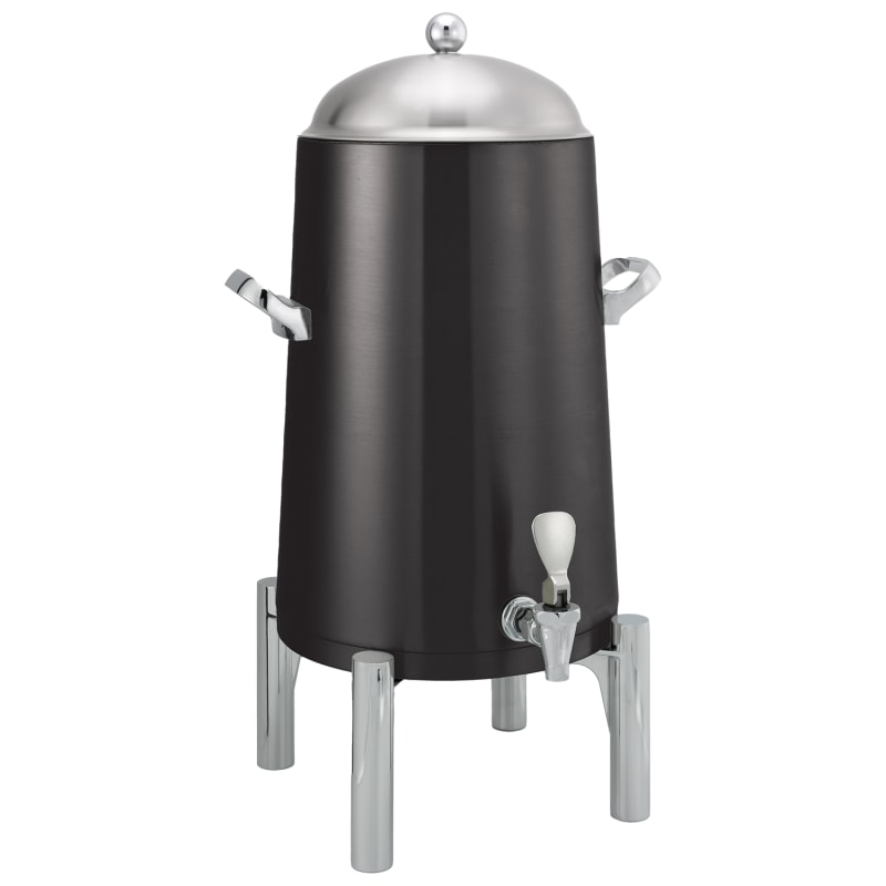 Service Ideas URN50VBXRN Flame Free Thermo-Urn, Stainless Vacuum Insulated Urn, Round, 5 Gallon, Black Onyx