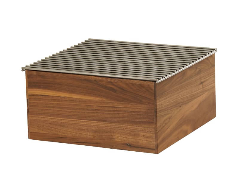 Cal-Mil 23453-78 Sydney Chafer Alternative, 16" X 16" X 8", Walnut