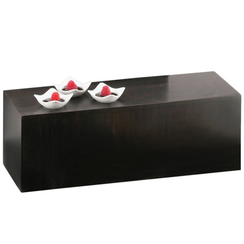 Cal-Mil 166-7-96 Midnight Bamboo Rectangular Riser, 20-1/2" X 7" X 7"