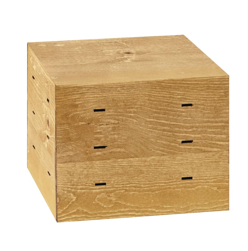 Cal-Mil 3628-10-99 Madera Square Crate Riser, 9" X 9" X 10"