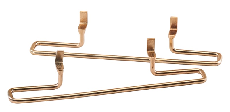 Cal-Mil 3723-46 Pair of Brass Shelf Brackets, 20" X 13"