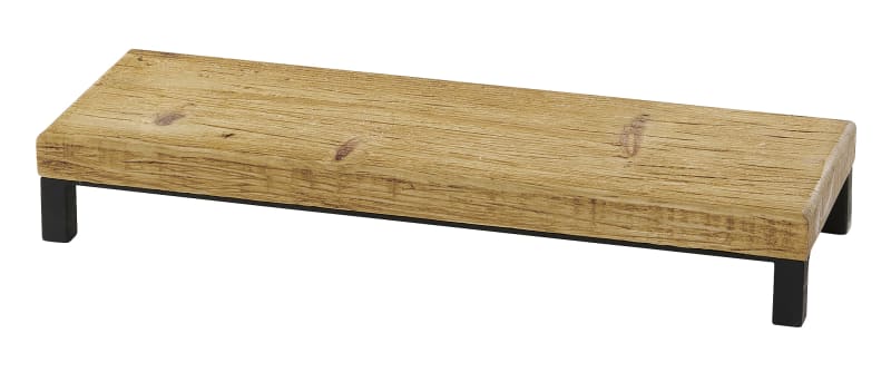 Cal-Mil 22066-3-99 Madera Rectangle Wood Riser, 20" X 7" X 3"