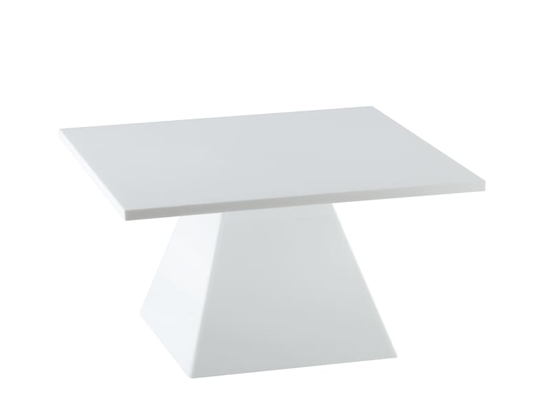 Cal-Mil 1917-2-15 4-1/2" Square White Pedestal Riser