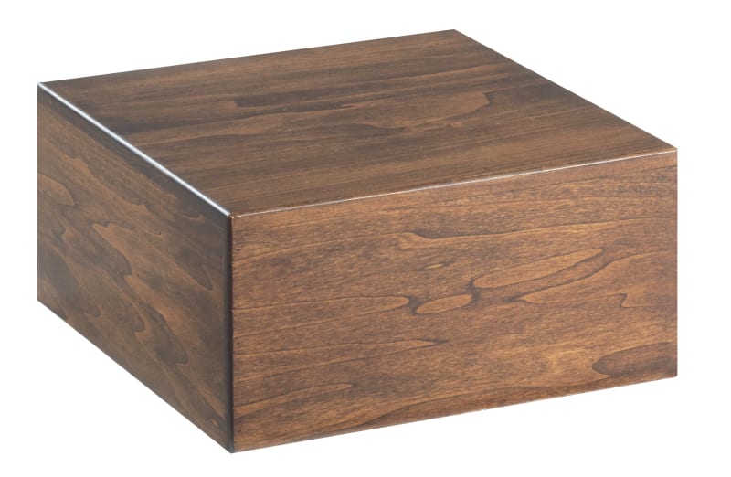 Cal-Mil 432-6-78 Mid-Century Square Riser, 12" X 6"