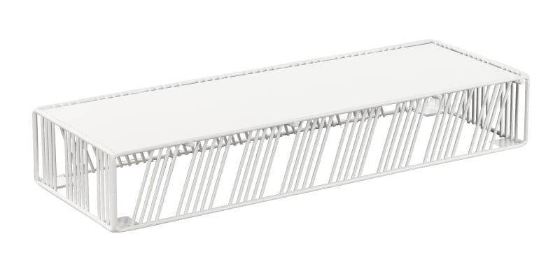 Cal-Mil 4103-3-15 Portland White Rectangular Riser, 20-1/4" X 7" X 3"