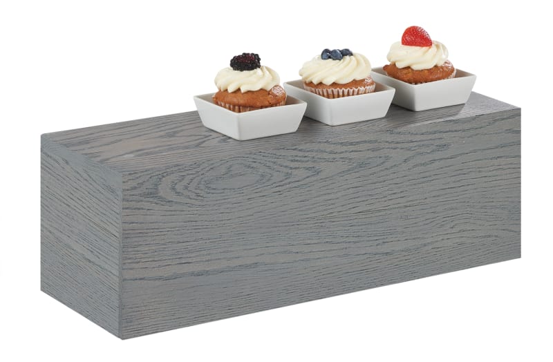 Cal-Mil 166-7-83 Ashwood Rectangular Riser, 20-1/2" X 7" X 7"