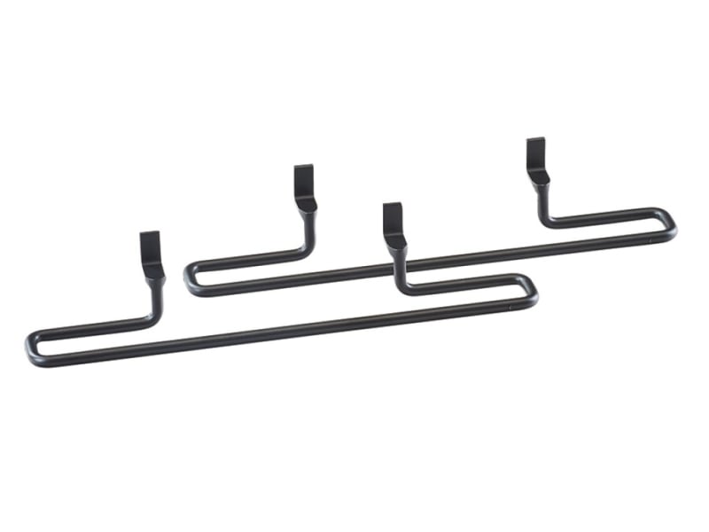 Cal-Mil 3723-13 Pair of Black Shelf Brackets, 20" X 13"