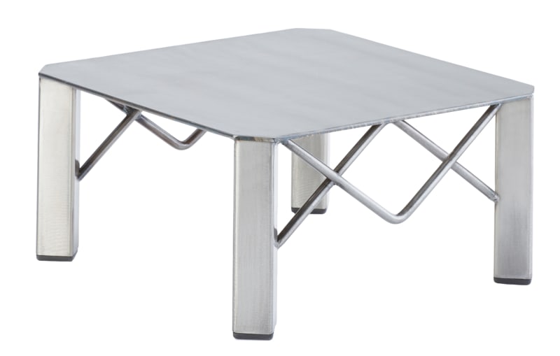 Cal-Mil 3417-5 Industrial Square Riser, 10" X 10" X 5"