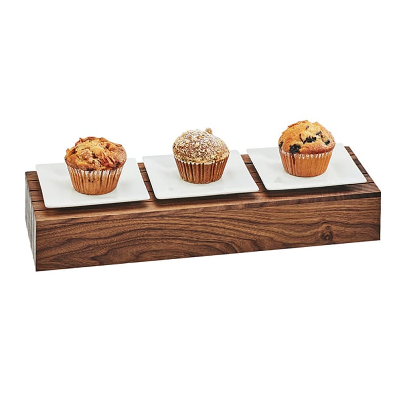 Cal-Mil 166-3-78 Mid-Century Rectangular Riser, 20-1/2" X 7" X 3"