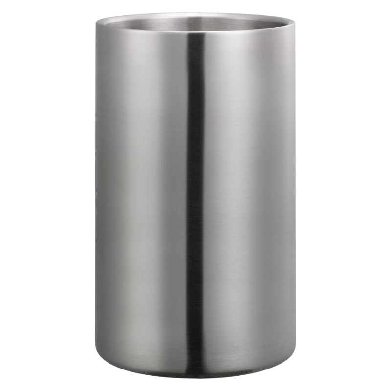 Service Ideas WC1 Wine Chiller, Double Wall, Brushed Stainless