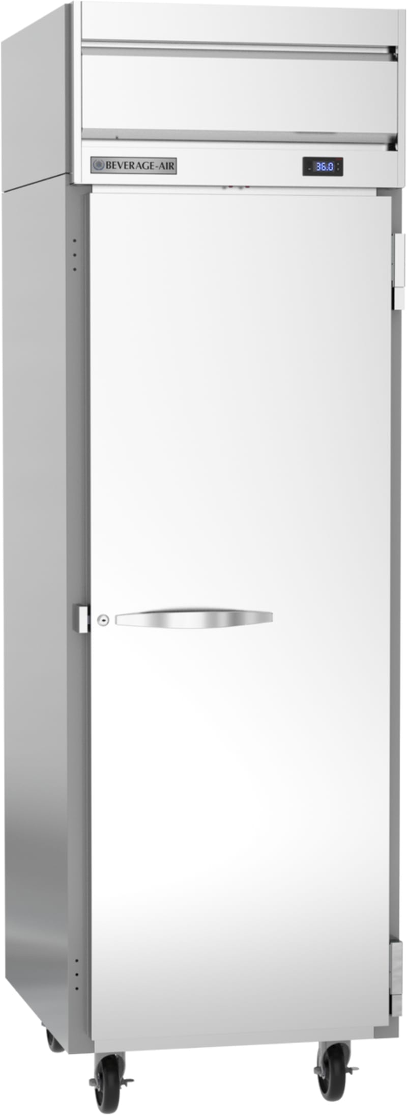Beverage Air HR1HC-1S Horizon Series 26" One Solid Swing Door Reach-In Refrigerator