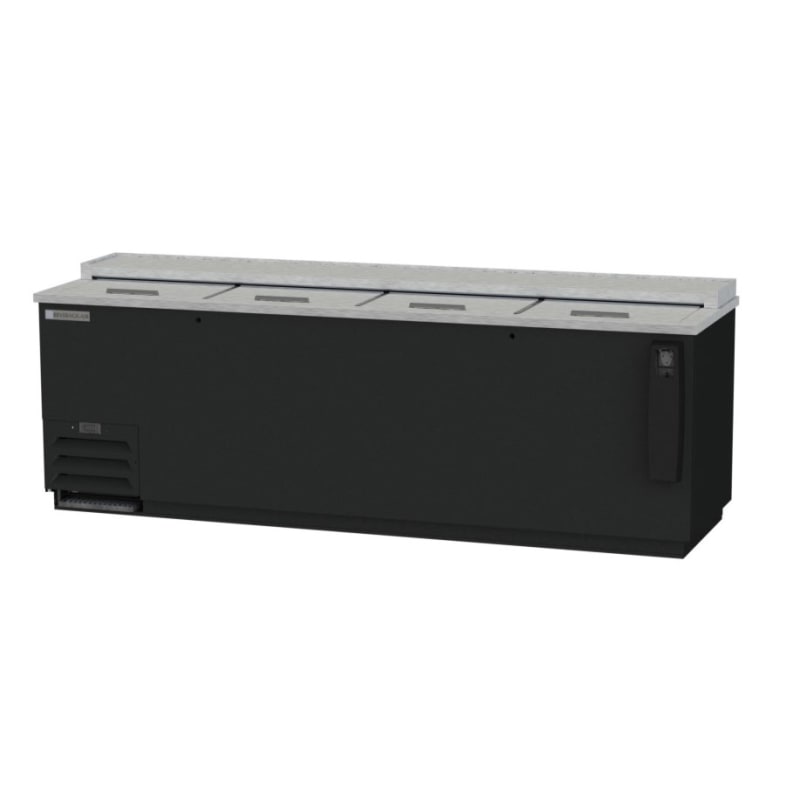 Beverage Air DW94HC-B 95" Black Deep Well Bottle Cooler