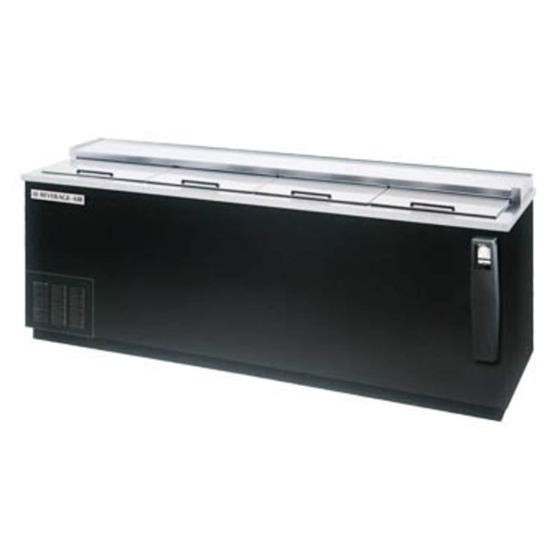 Beverage Air DW94HC-B-29 Frosty Brew™ 95" Black Deep Well Bottle Cooler