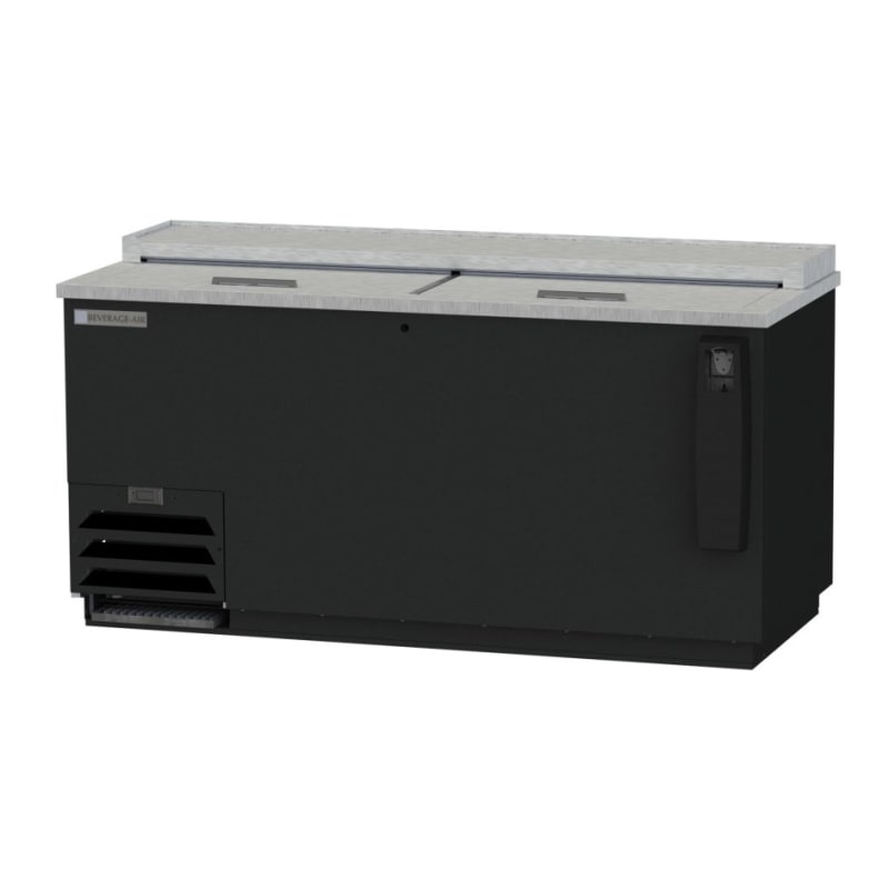 Beverage Air DW64HC-B 65" Black Deep Well Bottle Cooler