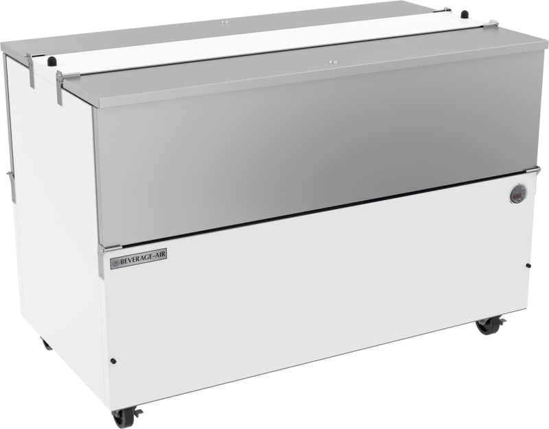 Beverage Air ST58HC-W 58" White Dual-Access Cold Wall Milk Cooler