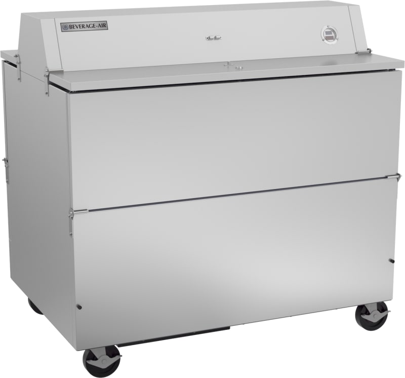 Beverage Air STF49HC-1-S 49" Stainless Steel Dual-Access Forced Air Milk Cooler