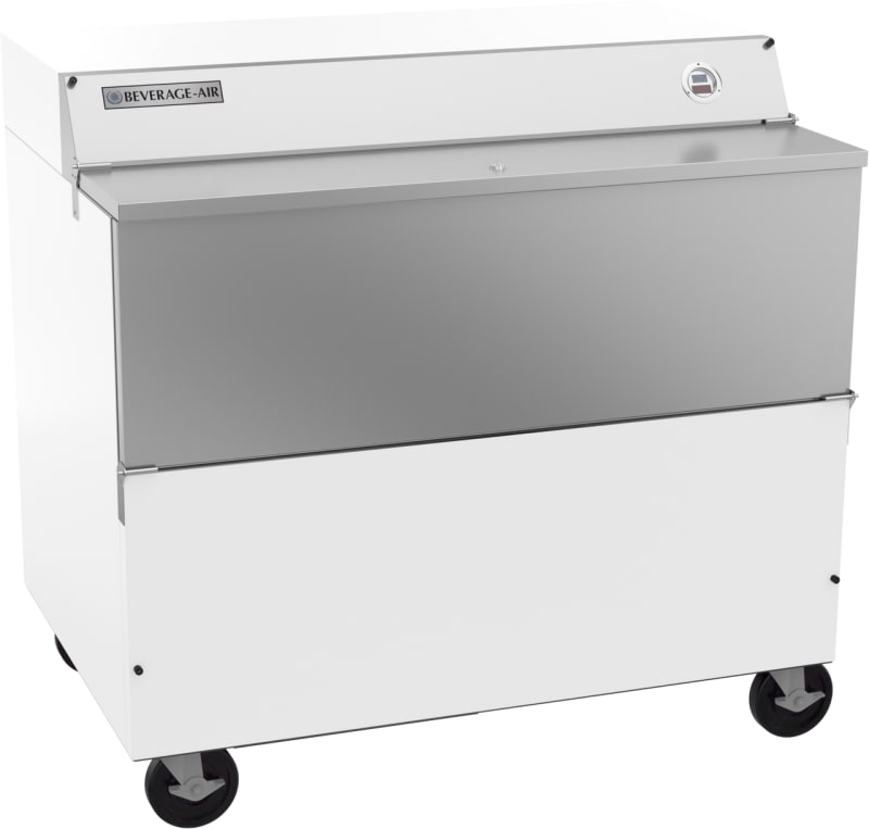 Beverage Air SMF49HC-1-W 49" White Single Access Forced Air Milk Cooler