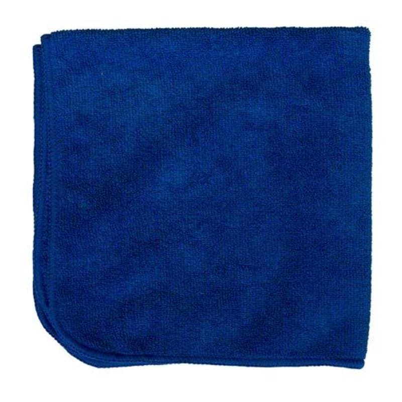 NuFiber C16BLU 16" x 16" Microfiber Towel, Blue