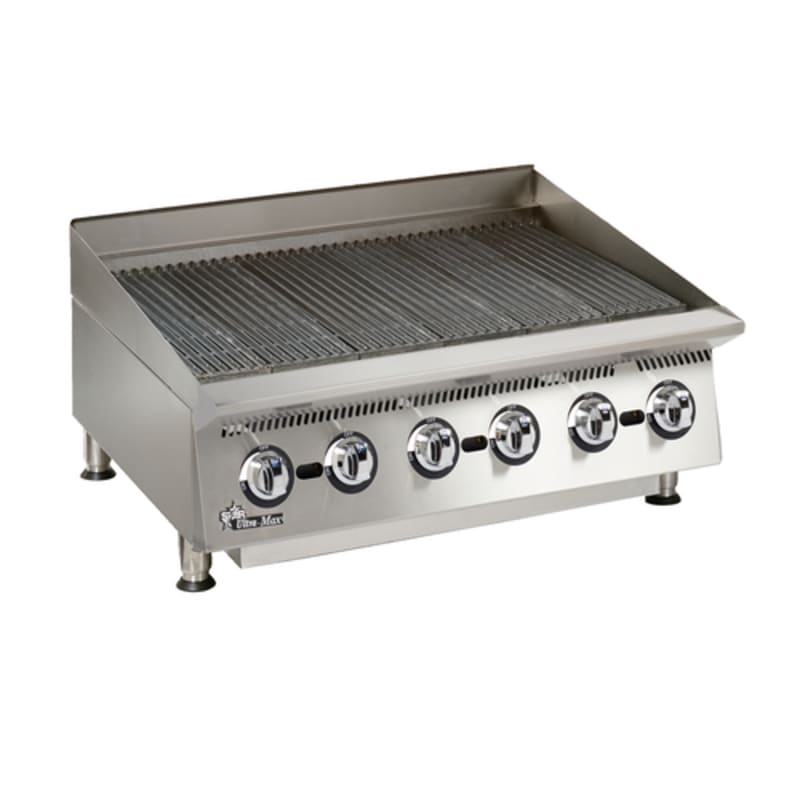 Outlet Star 8136RCB Ultra-Max Charbroiler Gas 36"L with Steel Radiants