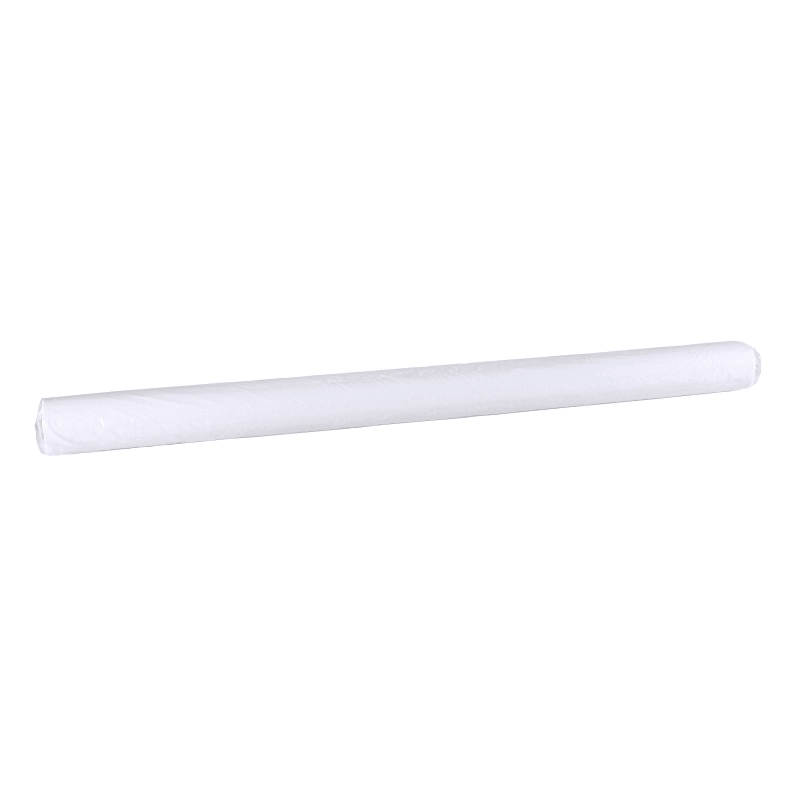 Hoffmaster 114000  40" x 300 ft White Plastic Table Cover Roll