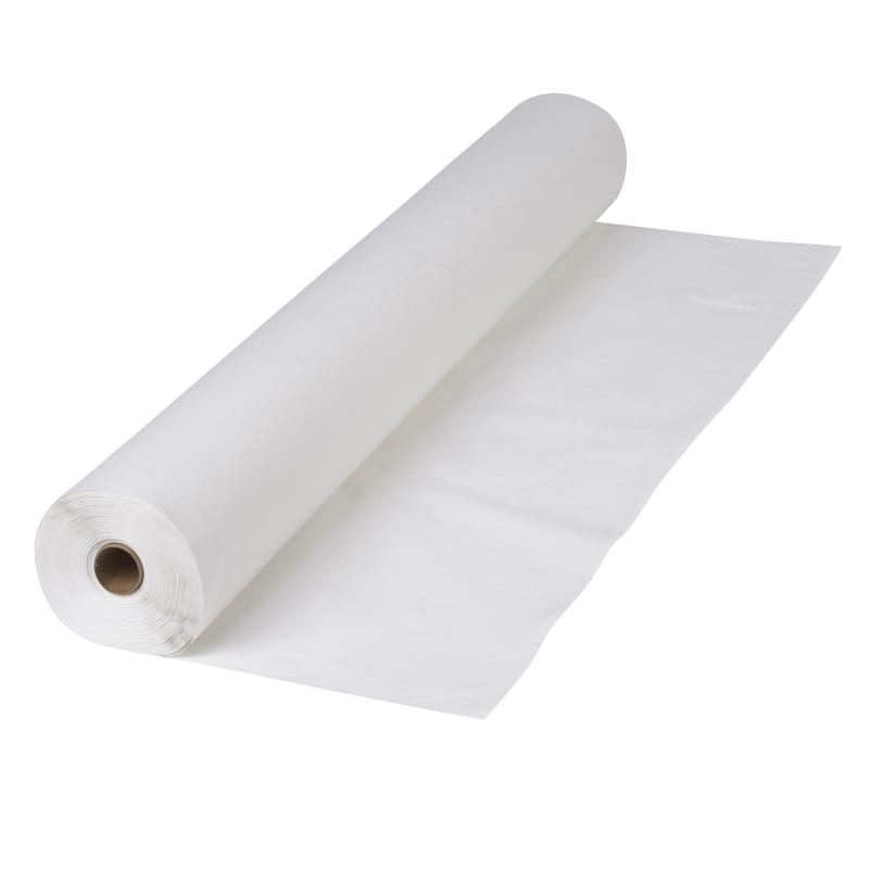 Hoffmaster 260045 40" x 300 ft White Paper Table Cover Roll