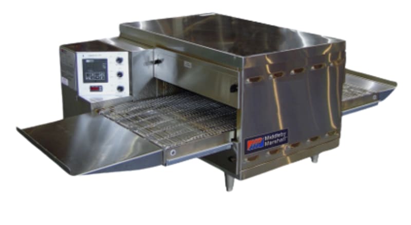 Middleby Marshall PS520E Electric Countertop Conveyor Oven - Single Stack, STD Single Belt, Electric, 208V, Discrete Digital Temperture and Speed Controllers