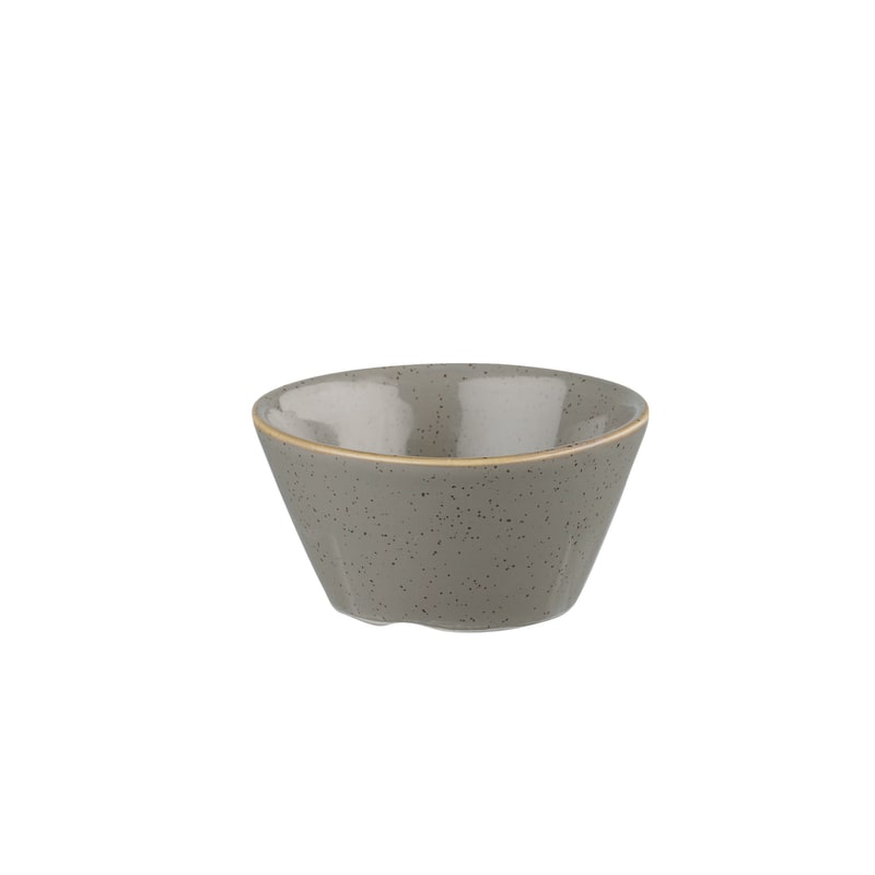Churchill SPGSSD3 1 Stonecast Grey X Squared Sauce Dish 3Oz