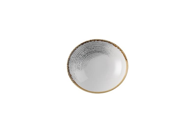 Churchill HAJGEVB71 Homespun Accents Jasper Grey Coupe Bowl 7.25"