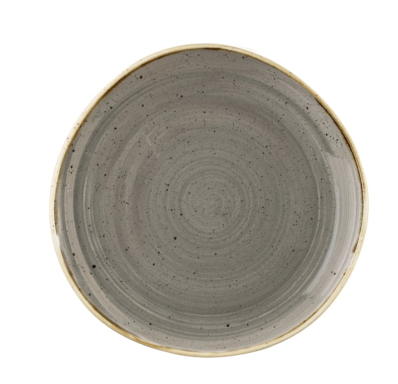 Churchill SPGSOGB11 Stonecast Grey Round Trace Bowl 9 7/8"