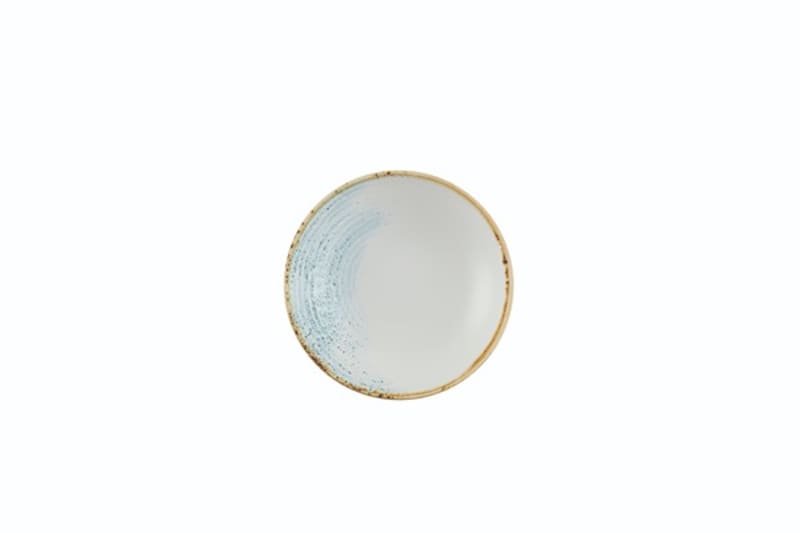 Churchill HAAMEVB71 Homespun Accents Aquamarine Coupe Bowl 7.25"