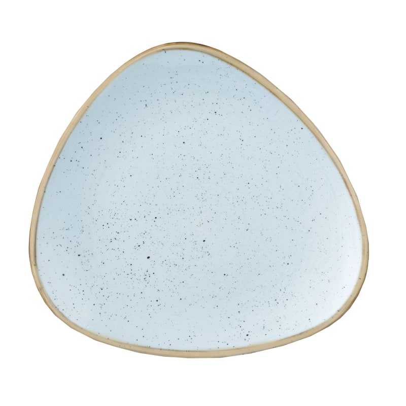 Churchill SDESTR121 Stonecast Duck Egg Lotus Plate 12"