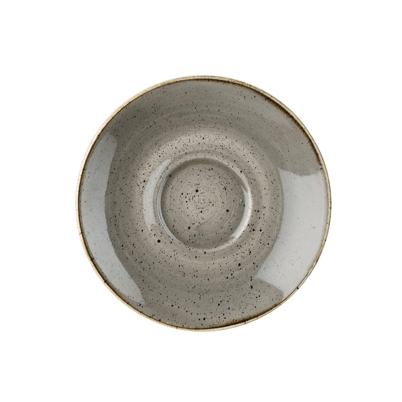 Churchill SPGSCSS 1 Stonecast Grey  Cappuccino Saucer 6.25"