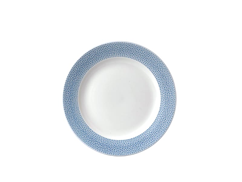 Churchill OCISIF101 Isla Spinwash Ocean Blue Profile Footed Plate 10 1/4"