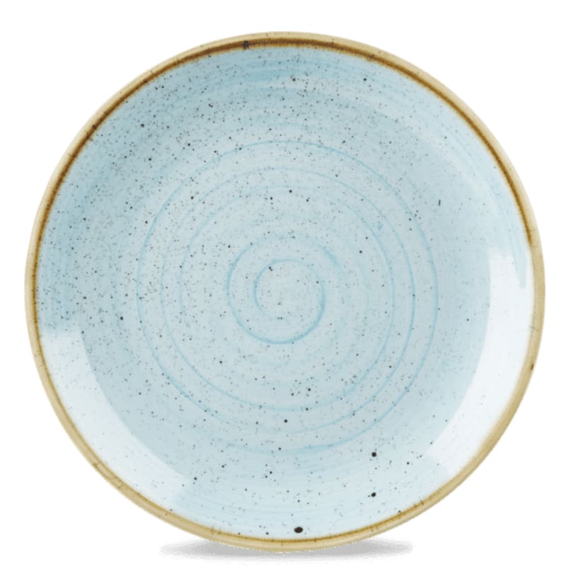 Churchill SDESEV121 Stonecast Duck Egg Coupe Evolve Plate 12"