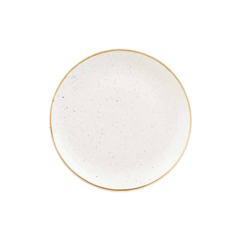 Churchill SWHSEV101 Stonecast Barley White Evolve Coupe Plate 10.25"
