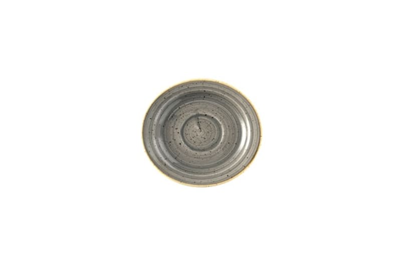 Churchill SPGSVSM 1 Stonecast Grey Profile Saucer 5 7/8"