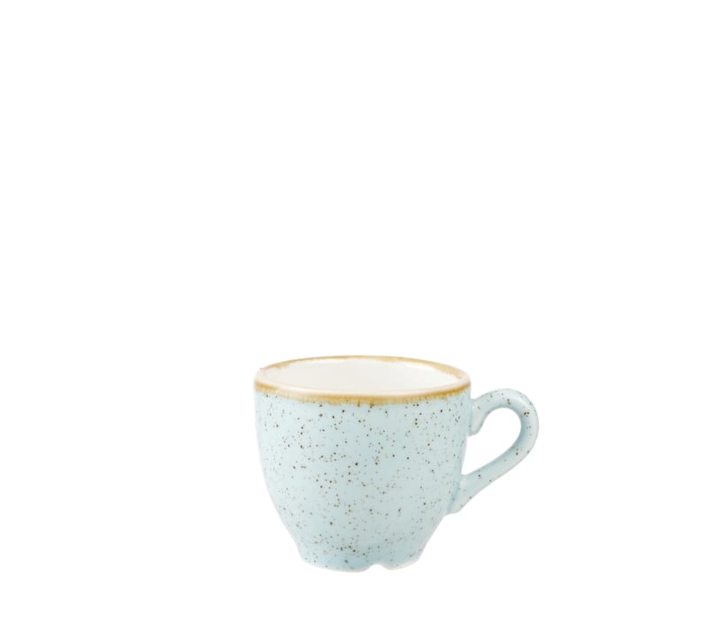 Churchill SDESCEB91 Stonecast Duck Egg  Espresso Cup 3.5Oz