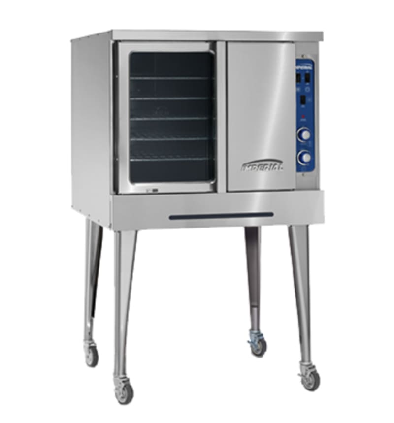 Imperial PCVE-1 Single Deck Electric Oven - 208V, 1 Phase, Stainless Steel