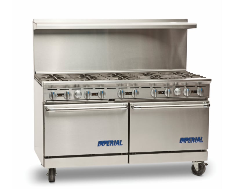Imperial IR-10-NAT Pro Series Range, 60" Wide Range with Oven - Natural Gas , Stainless