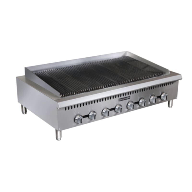 Black Diamond BDCTC-48 48" Gas Charbroiler w/ Cast Iron Grates - Convertible Stainless Steel