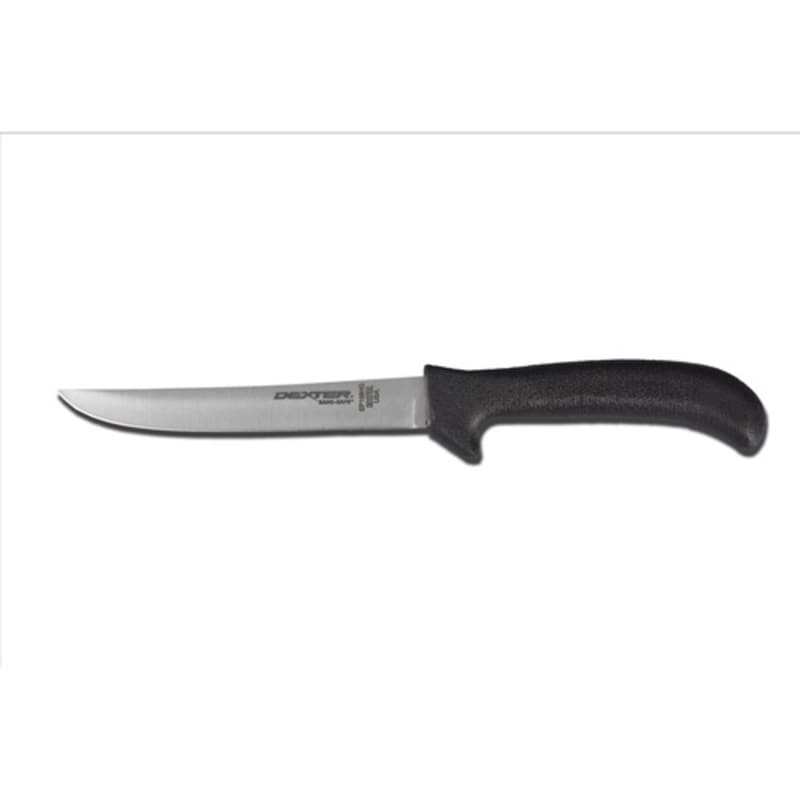 Dexter Russell EP156HGB 11233B Sani-Safe 6 Inch High Carbon Steel Boning Knife With Black Handle