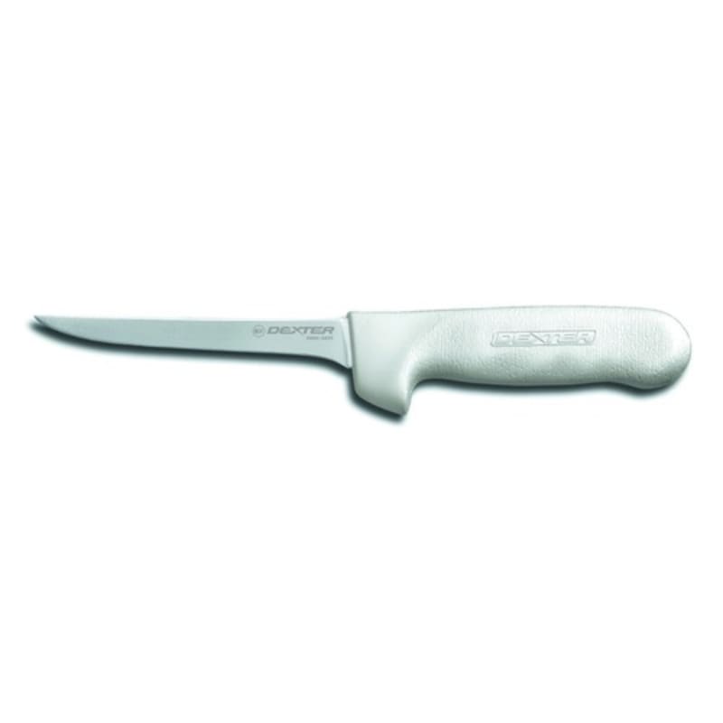 Dexter Russell S135N-PCP 01503 Sani-Safe 5 Inch Narrow Boning Knife With White Textured Handle
