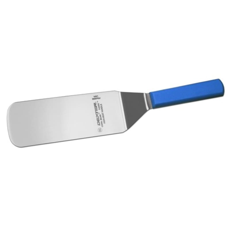 Dexter Russell P94862H Basics (31650H) Cake Turner, Square End, 8" X 3", Stainless Steel