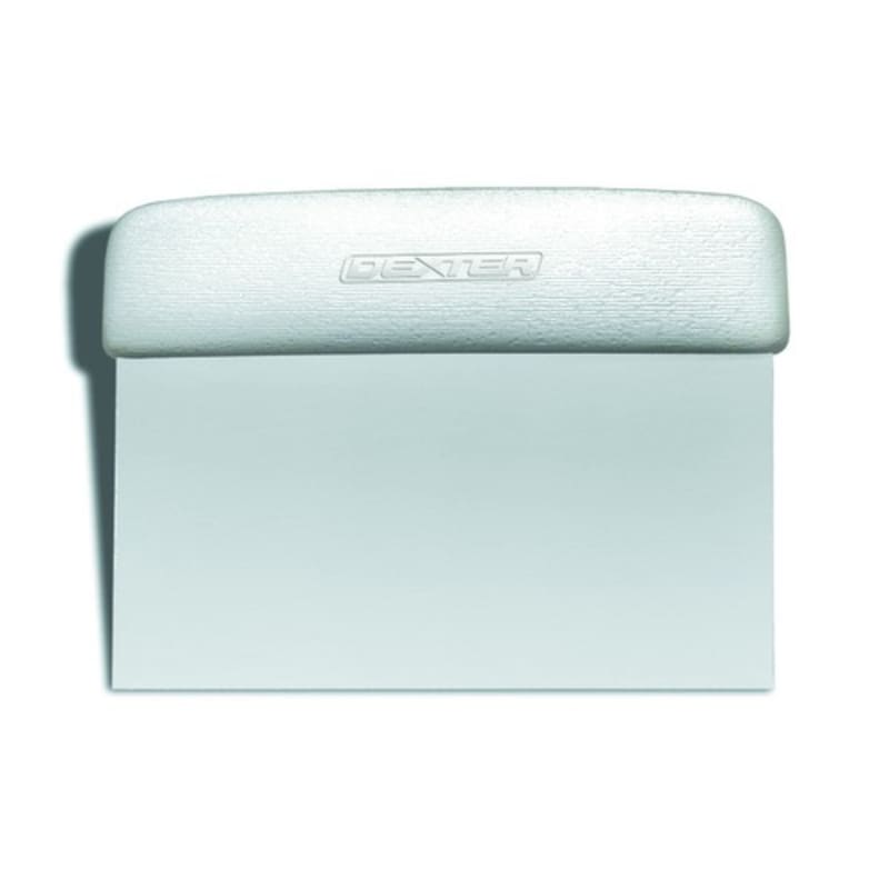 Dexter Russell S196R Sani-Safe (17303R) Dough Cutter/Scraper 6" X 3" Stainless Steel Blade And Textured
