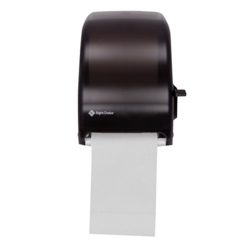 Right Choice™ 78000033 Lever-Action Roll Paper Towel Dispenser, Black