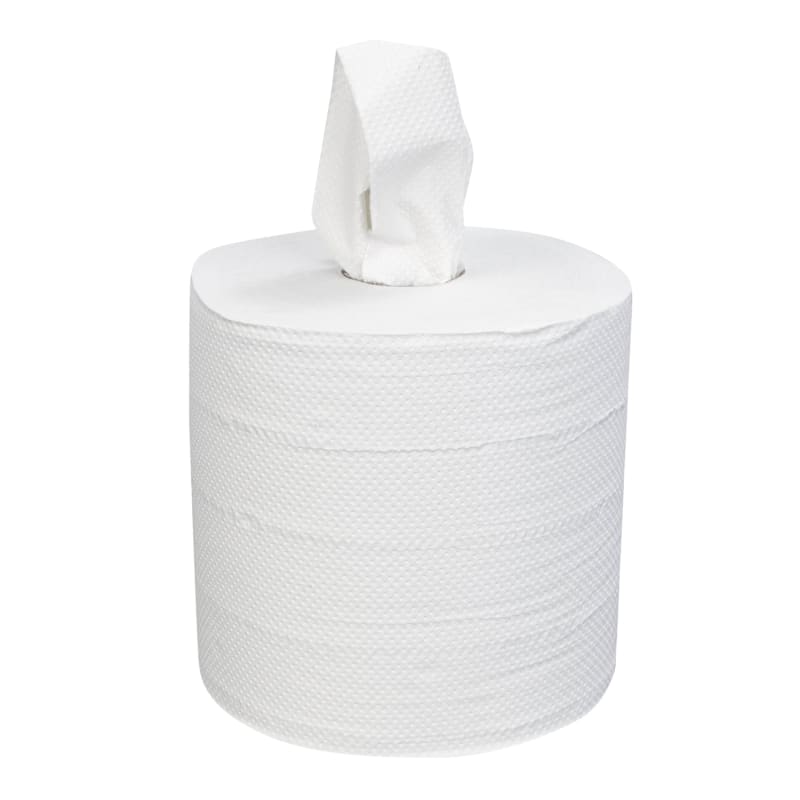 Right Choice™ 78000009 2-Ply Center Pull Paper Towel Roll, White